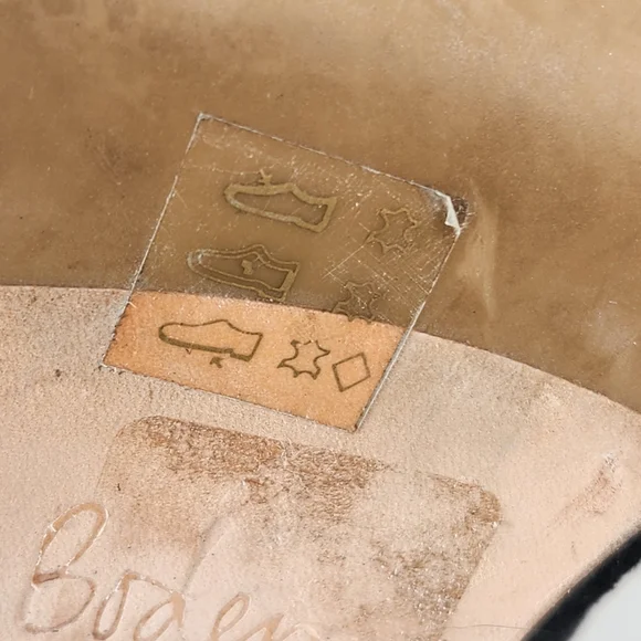 BODEN Women’s Western Boot Size 9 EU 40 Black Suede Heels - Picture 11 of 12